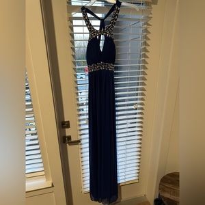 Blue prom dress. Great condition, work once